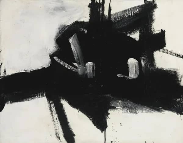 Intersection 1955 by Franz Kline | Oil Painting Reproduction