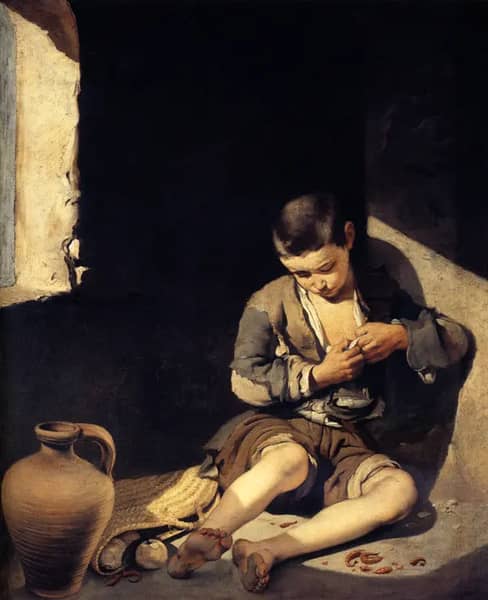 The Young Beggar by Bartolome Esteban Murillo | Oil Painting Reproduction