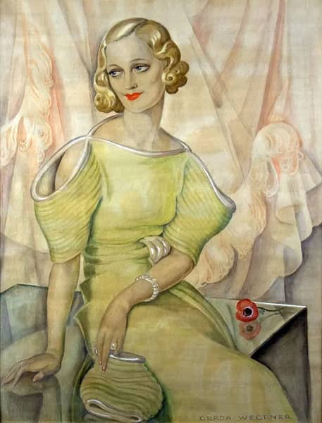Eva Heramb 1934 by Gerda Wegener | Oil Painting Reproduction