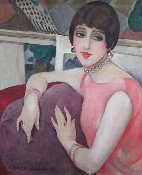 Portrait of Lili Elbe 1922 by Gerda Wegener | Oil Painting Reproduction