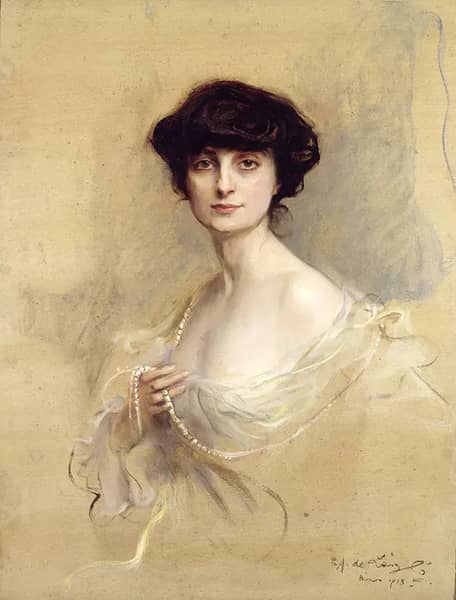 Anna de Noailles 1913 by Philip de Laszlo | Oil Painting Reproduction