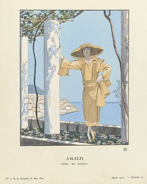 Amalfi by George Barbier | Oil Painting Reproduction