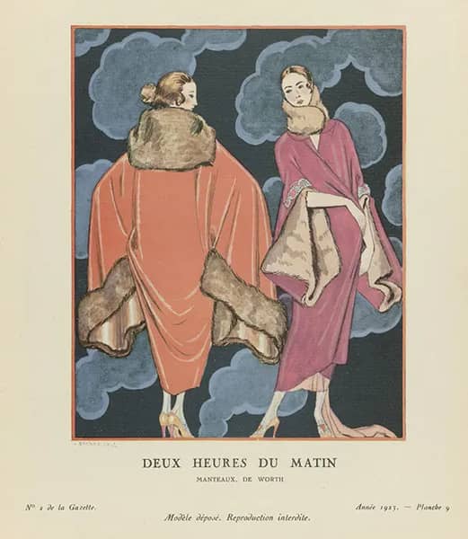 Deux Heures du Matin by George Barbier | Oil Painting Reproduction