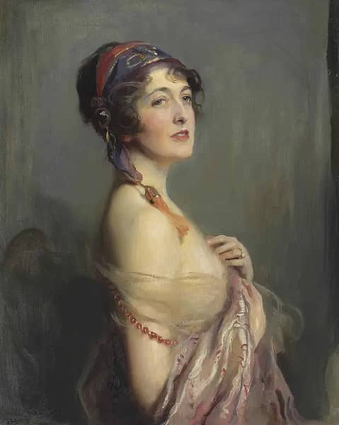 Mrs. Wilfrid Ashley 1920 by Philip de Laszlo | Oil Painting Reproduction