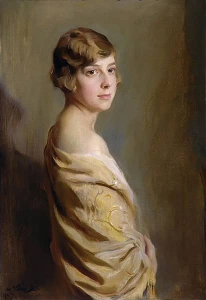 The Infanta Dona Beatriz de Borbon Y Battenberg Daughter of Alfonso XIII | Oil Painting Reproduction