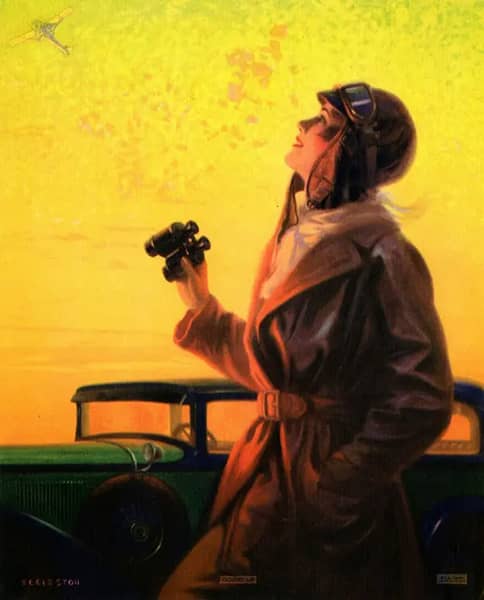 Going Up 1931 by Edward Mason Eggleston | Oil Painting Reproduction