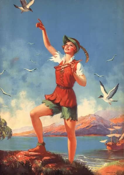 Peter Pan 1935 by Edward Mason Eggleston | Oil Painting Reproduction