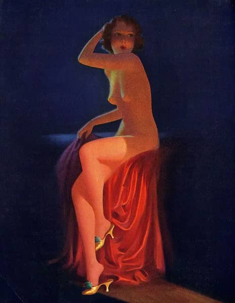 Who Who's There 1937 by Edward Mason Eggleston | Oil Painting Reproduction