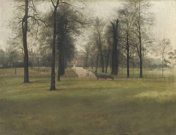 Kensington Palace Seen Through The Trees 1898 | Oil Painting Reproduction