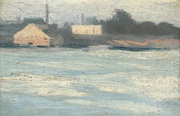 The River Late Afternoon | Oil Painting Reproduction