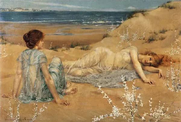 Idlers by William Stott | Oil Painting Reproduction