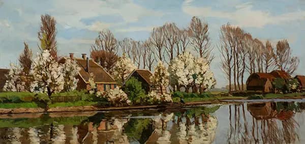 When The Winterjanns Bloom | Oil Painting Reproduction