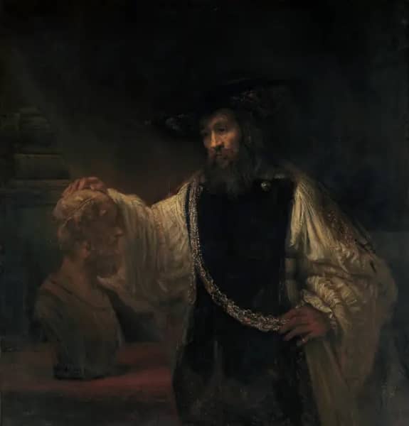 Aristotle with a Bust of Homer 1663 | Oil Painting Reproduction
