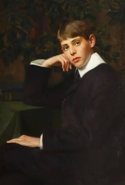 Portrait of Master Rosenbaum by Albert Herter | Oil Painting Reproduction