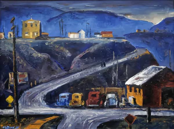 Grand Coulee Dam by Clyfford Still | Oil Painting Reproduction