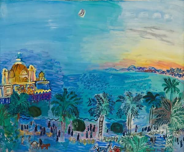 L'Ancien Casino, Nice by Raoul Dufy | Oil Painting Reproduction