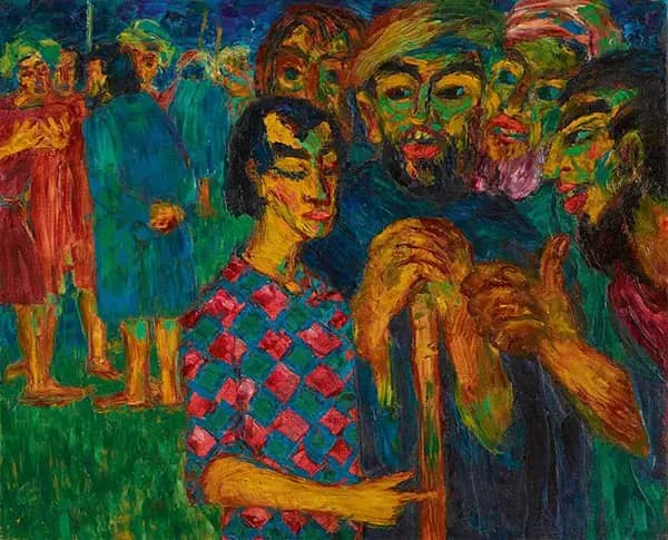 Joseph Tells his Dreams by Emil Nolde | Oil Painting Reproduction