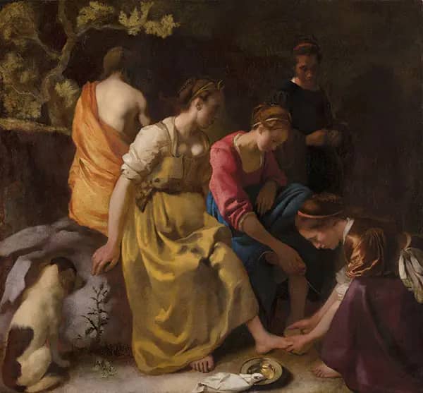 Diana and her Nymphs by Johannes Vermeer | Oil Painting Reproduction