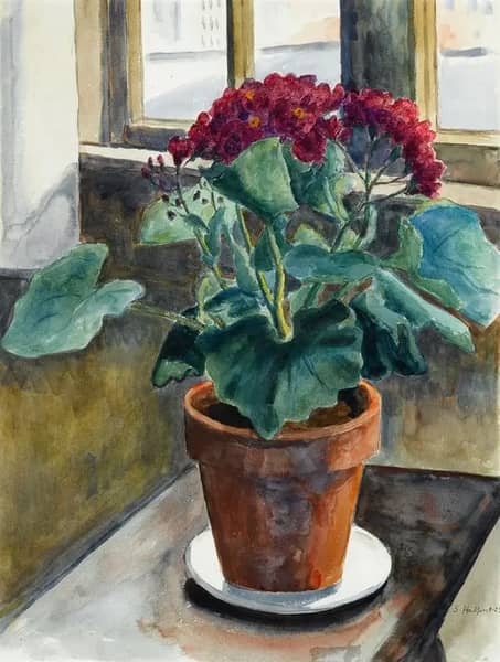 Geranium by Samuel Halpert | Oil Painting Reproduction