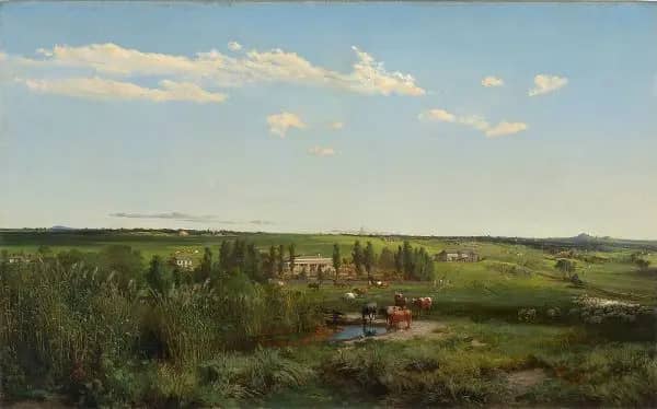 Mount Fyans Homestead 1869 by Louis Buvelot | Oil Painting Reproduction