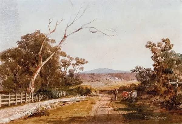 The Yarra Valley 1871 by Louis Buvelot | Oil Painting Reproduction