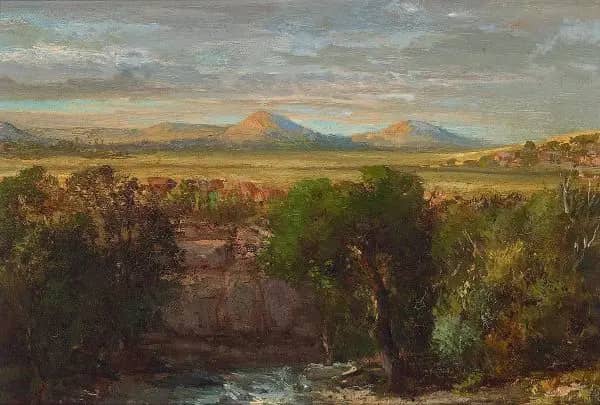 You Yangs Landscape by Louis Buvelot | Oil Painting Reproduction
