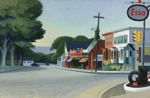 Portrait of Orleans 1950 by Edward Hopper | Oil Painting Reproduction