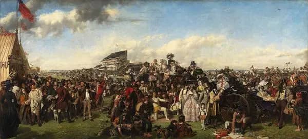 The Derby Day 1856 by William Powell Frith | Oil Painting Reproduction