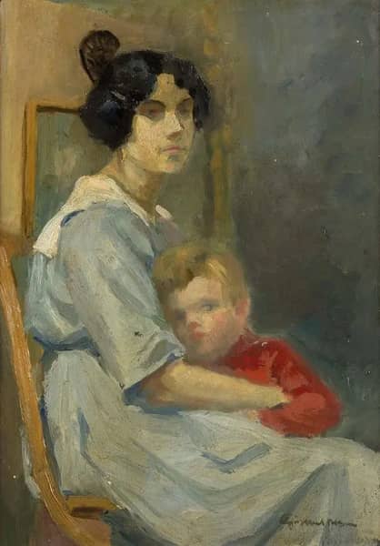 Amor Materno by Giuseppe Amisani | Oil Painting Reproduction