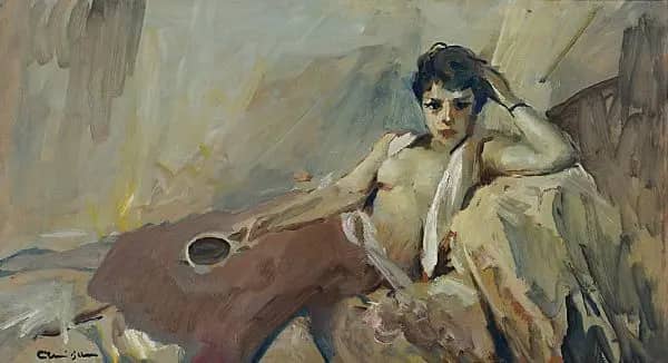 Riri by Giuseppe Amisani | Oil Painting Reproduction