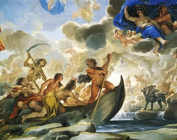 Figure of Charon by Luca Giordano | Oil Painting Reproduction