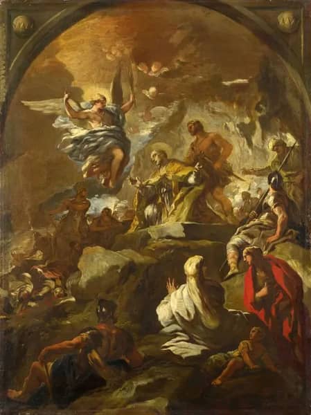 The Martyrdom of Saint Januarius c1690 | Oil Painting Reproduction