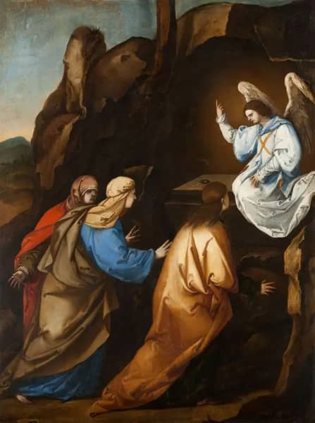 The Three Maries at Christs Tomb c1653 | Oil Painting Reproduction