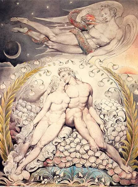 Satan Watching the Caresses of Adam and Eve | Oil Painting Reproduction