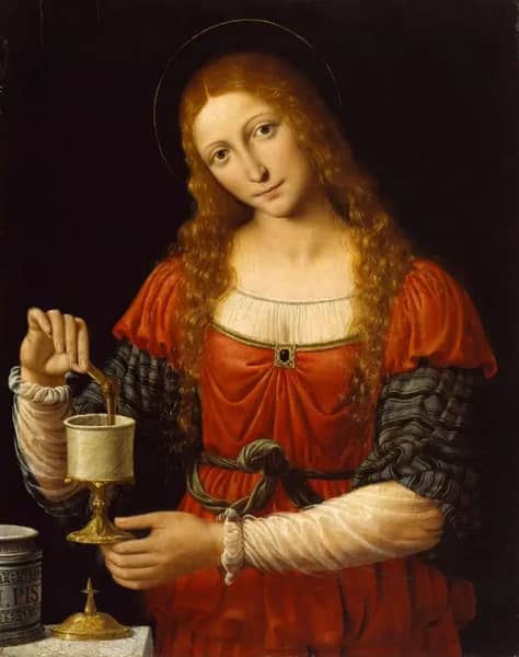 Saint Mary Magdalene c1524 by Bernardino Luini | Oil Painting Reproduction