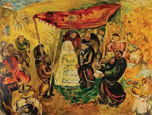 Wedding by Issachar Ber Ryback | Oil Painting Reproduction