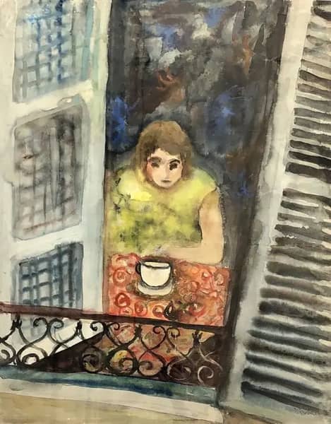 Woman in front of a Wondow | Oil Painting Reproduction