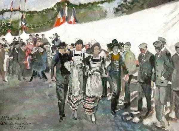 Festivals of Quimper by Max Jacob | Oil Painting Reproduction