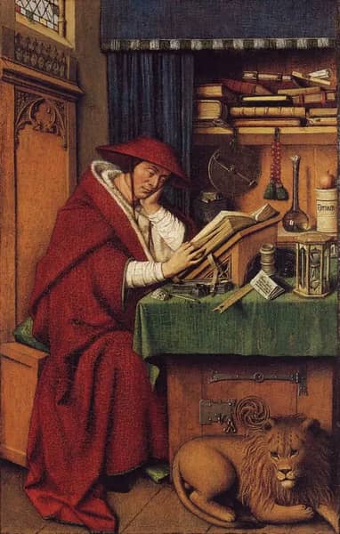 St Jerome by Petrus Christus | Oil Painting Reproduction