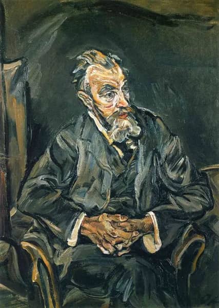 Oskar Kokoschka 1913 by Carl Moll | Oil Painting Reproduction