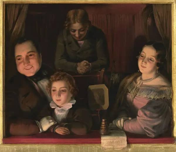 A Box at the Theatre c1839 | Oil Painting Reproduction