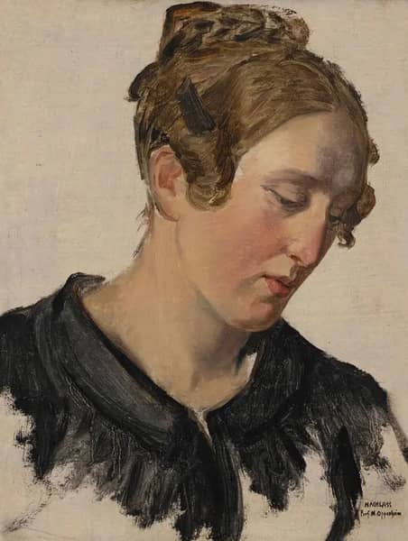 Portrait Study of a Lady | Oil Painting Reproduction