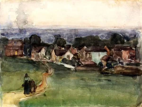 Kansas City Kansas by Henry Ossawa Tanner | Oil Painting Reproduction