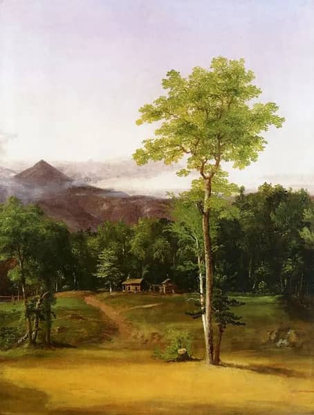 Cabin in the Woods North Conway New Hampshire | Oil Painting Reproduction