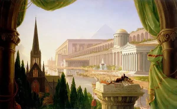 The Architect's Dream 1840 by Thomas Cole | Oil Painting Reproduction