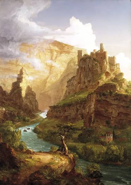 The Fountain of Vaucluse 1841 by Thomas Cole | Oil Painting Reproduction