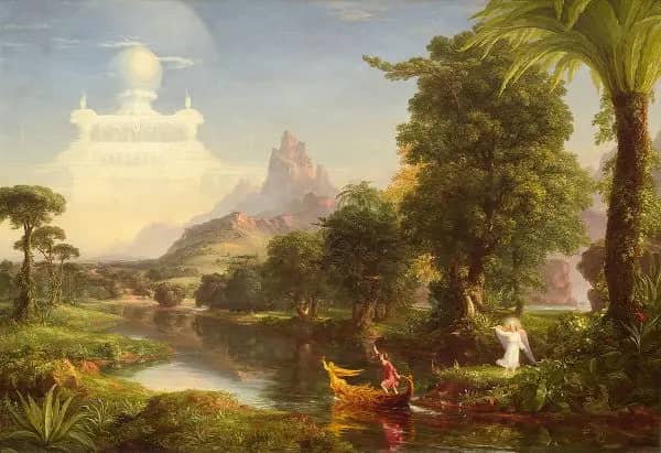The Voyage of Life Youth 1842 by Thomas Cole | Oil Painting Reproduction
