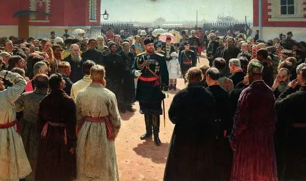Alexander III Receiving Rural District Elders | Oil Painting Reproduction