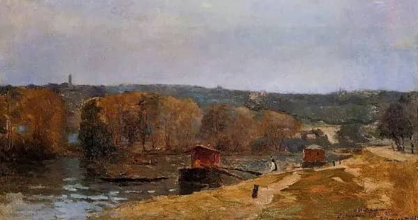 Billancourt Landscape by Albert Lebourg | Oil Painting Reproduction