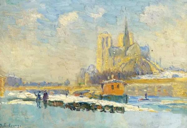 Notre dame of Paris and the Quay of Tournelle | Oil Painting Reproduction